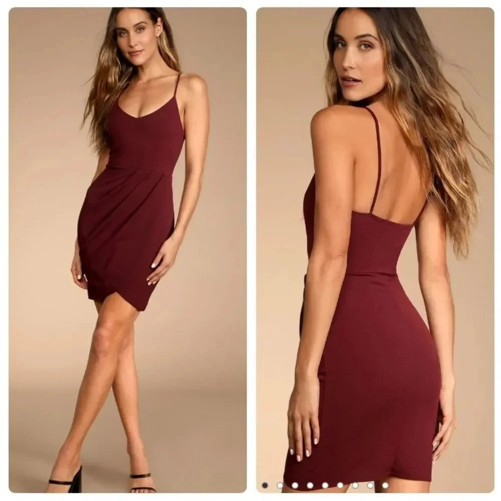 Lulus Forever Your Girl Plum Purple Bodycon Dress